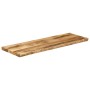 Solid mango wood natural edge table top 110x40x2.5 cm by , Table tops - Ref: Foro24-370661, Price: 49,40 €, Discount: %