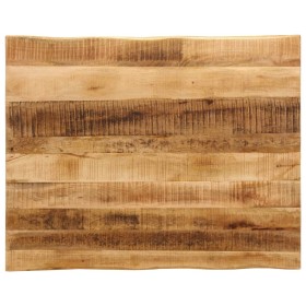 Solid mango wood natural edge table top 90x80x2.5 cm by , Table tops - Ref: Foro24-370675, Price: 86,16 €, Discount: %