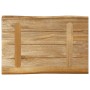 Tablero de mesa borde natural madera maciza mango 60x40x3,8 cm de , Tableros para mesas - Ref: Foro24-370680, Precio: 40,99 €...