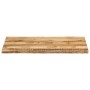 Solid mango wood natural edge table top 120x60x3.8 cm by , Table tops - Ref: Foro24-370696, Price: 112,51 €, Discount: %