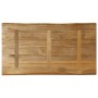 Solid mango wood natural edge table top 120x60x3.8 cm by , Table tops - Ref: Foro24-370696, Price: 112,51 €, Discount: %