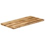 Solid mango wood natural edge table top 100x60x3.8 cm by , Table tops - Ref: Foro24-370694, Price: 79,51 €, Discount: %