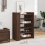 Mueble zapatero madera ingeniería marrón roble 74,5x37,5x100 cm de , Zapateros y organizadores de calzado - Ref: Foro24-84843...