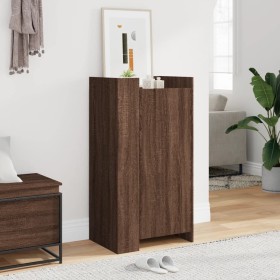 Engineered wood shoe cabinet in brown oak color, 52x37.5x100 cm by , Shoe racks and shoe organizers - Ref: Foro24-848443, Pri...