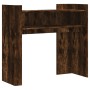 Smoked oak engineered wood console table 100x35x90 cm by , Side tables - Ref: Foro24-848469, Price: 74,46 €, Discount: %