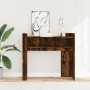 Mesa consola de madera de ingeniería roble ahumado 100x35x90 cm de , Mesas auxiliares - Ref: Foro24-848469, Precio: 74,46 €, ...