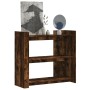 Smoked oak engineered wood console table 100x35x90 cm by , Side tables - Ref: Foro24-848476, Price: 78,60 €, Discount: %