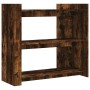 Smoked oak engineered wood console table 100x35x90 cm by , Side tables - Ref: Foro24-848476, Price: 78,60 €, Discount: %