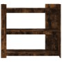 Smoked oak engineered wood console table 100x35x90 cm by , Side tables - Ref: Foro24-848476, Price: 78,60 €, Discount: %