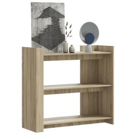 Mesa consola de madera de ingeniería roble Sonoma 100x35x90 cm de , Mesas auxiliares - Ref: Foro24-848474, Precio: 86,99 €, D...