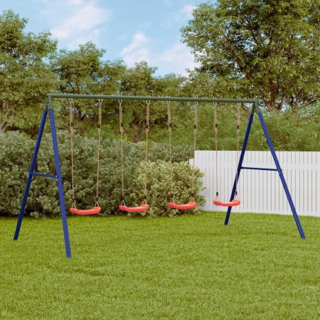 Outdoor swing set with 4 swings by , Swings and play structures - Ref: Foro24-3283621, Price: 151,75 €, Discount: %