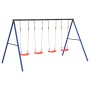 Outdoor swing set with 4 swings by , Swings and play structures - Ref: Foro24-3283621, Price: 151,75 €, Discount: %