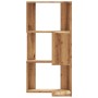 Corner shelf 3 levels oak wood artisan 50x50x102 cm by , Bookcases and shelves - Ref: Foro24-852599, Price: 63,95 €, Discount: %