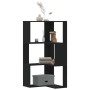 Corner shelf 3 levels black wood 50x50x102 cm by , Bookcases and shelves - Ref: Foro24-852592, Price: 57,98 €, Discount: %