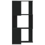 Corner shelf 3 levels black wood 50x50x102 cm by , Bookcases and shelves - Ref: Foro24-852592, Price: 51,99 €, Discount: %