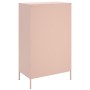 Aparador de acero rosa 68x39x113 cm de , Aparadores - Ref: Foro24-842959, Precio: 191,49 €, Descuento: %