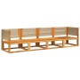 Set sofás de jardín con cojines 4 pzas madera maciza de acacia de , Sofás de exterior - Ref: Foro24-3278855, Precio: 504,65 €...