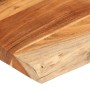 Rectangular tabletop with natural acacia edge, measuring 140x60x3.8 cm. by , Table tops - Ref: Foro24-370649, Price: 170,42 €...