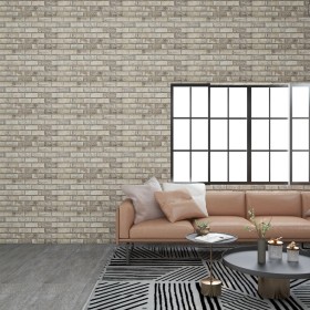 3D brick wall panels 11 units EPS sand color design by , Wall covering - Ref: Foro24-147201, Price: 181,48 €, Discount: %