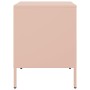 Pink steel bedside table 36x39x50.5 cm by , Nightstands - Ref: Foro24-842912, Price: 70,35 €, Discount: %