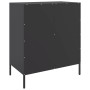 Aparador de acero negro 68x39x79 cm de , Aparadores - Ref: Foro24-842952, Precio: 131,02 €, Descuento: %