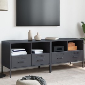 Mueble TV 2 pzas acero laminado en frío antracita 68x39x50,5 cm de , Muebles TV - Ref: Foro24-843047, Precio: 294,99 €, Descu...