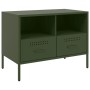 TV furniture 2 pieces made of olive green laminated steel, 68x39x50.5 cm by , TV Furniture - Ref: Foro24-843051, Price: 222,0...