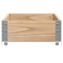 Jardinera de madera maciza de pino 100x50 cm de , Maceteros y jardineras - Ref: Foro24-3295387, Precio: 32,99 €, Descuento: %