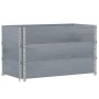 Solid gray pine wood planter 100x50 cm by , Pots and planters - Ref: Foro24-3295429, Price: 83,83 €, Discount: %