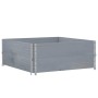 Solid gray pine wood planter 100x100 cm by , Pots and planters - Ref: Foro24-3295401, Price: 67,87 €, Discount: %