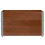 Solid pine wood planter in brown, 100x100 cm by , Pots and planters - Ref: Foro24-3295434, Price: 100,99 €, Discount: %