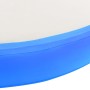 Esterilla inflable de gimnasia y bomba PVC azul 100x100x20 cm de vidaXL, Esteras para pilates y yoga - Ref: Foro24-92710, Pre...