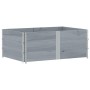 Solid gray pine wood planter 150x100 cm by , Pots and planters - Ref: Foro24-3295441, Price: 127,99 €, Discount: %