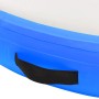 Esterilla inflable de gimnasia y bomba PVC azul 100x100x20 cm de vidaXL, Esteras para pilates y yoga - Ref: Foro24-92710, Pre...