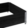 Solid black pine wood planter 80x60 cm by , Pots and planters - Ref: Foro24-3295836, Price: 33,99 €, Discount: %