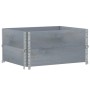 Solid gray pine wood planter 80x60 cm by , Pots and planters - Ref: Foro24-3295841, Price: 53,72 €, Discount: %