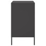 Bedside table made of cold-rolled black steel, 36x39x68 cm by , Nightstands - Ref: Foro24-843066, Price: 102,99 €, Discount: %