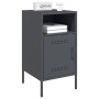 Bedside tables 2 units anthracite gray steel 36x39x68 cm by , Nightstands - Ref: Foro24-843070, Price: 81,43 €, Discount: %