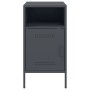 Bedside tables 2 units anthracite gray steel 36x39x68 cm by , Nightstands - Ref: Foro24-843070, Price: 81,43 €, Discount: %