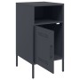 Bedside tables 2 units anthracite gray steel 36x39x68 cm by , Nightstands - Ref: Foro24-843070, Price: 81,43 €, Discount: %