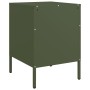 Bedside tables 2 units olive green steel 36x39x50.5 cm by , Nightstands - Ref: Foro24-842931, Price: 162,21 €, Discount: %