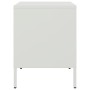 Mesitas de noche 2 unidades acero blanco 36x39x50,5 cm de , Mesitas de noche - Ref: Foro24-842933, Precio: 214,99 €, Descuent...