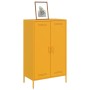 Aparador de acero amarillo mostaza 68x39x113 cm de , Aparadores - Ref: Foro24-842967, Precio: 185,99 €, Descuento: %