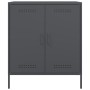 Aparador de acero gris antracita 68x39x79 cm de , Aparadores - Ref: Foro24-842978, Precio: 137,29 €, Descuento: %