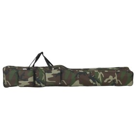 Fishing rod bag made of green camouflage Oxford fabric, 150 cm. by , Bags and cases for fishing rods - Ref: Foro24-4010000, P...