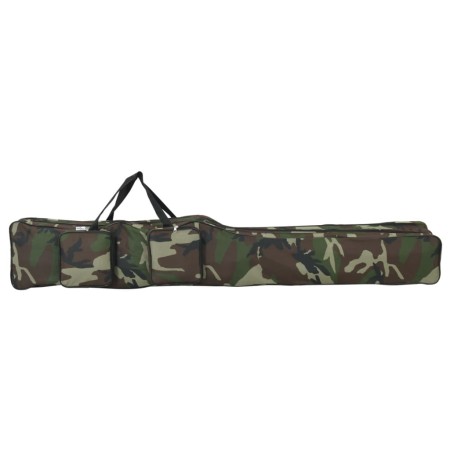 Tasche für Angelrute aus grünem Camouflage-Oxford-Stoff, 150 cm. von , Taschen und Etuis für Angelruten - Ref: Foro24-4010000...