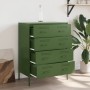 Olive green steel sideboard 68x39x89 cm by , Sideboards - Ref: Foro24-842986, Price: 198,00 €, Discount: %