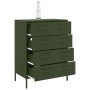 Olive green steel sideboard 68x39x89 cm by , Sideboards - Ref: Foro24-842986, Price: 198,00 €, Discount: %