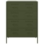 Olive green steel sideboard 68x39x89 cm by , Sideboards - Ref: Foro24-842986, Price: 198,00 €, Discount: %