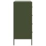 Olive green steel sideboard 68x39x89 cm by , Sideboards - Ref: Foro24-842986, Price: 198,00 €, Discount: %